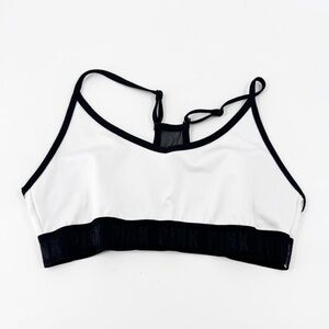 ✅ PINK Victoria's Secret Black and White Sports Bra SIZE LARGE
